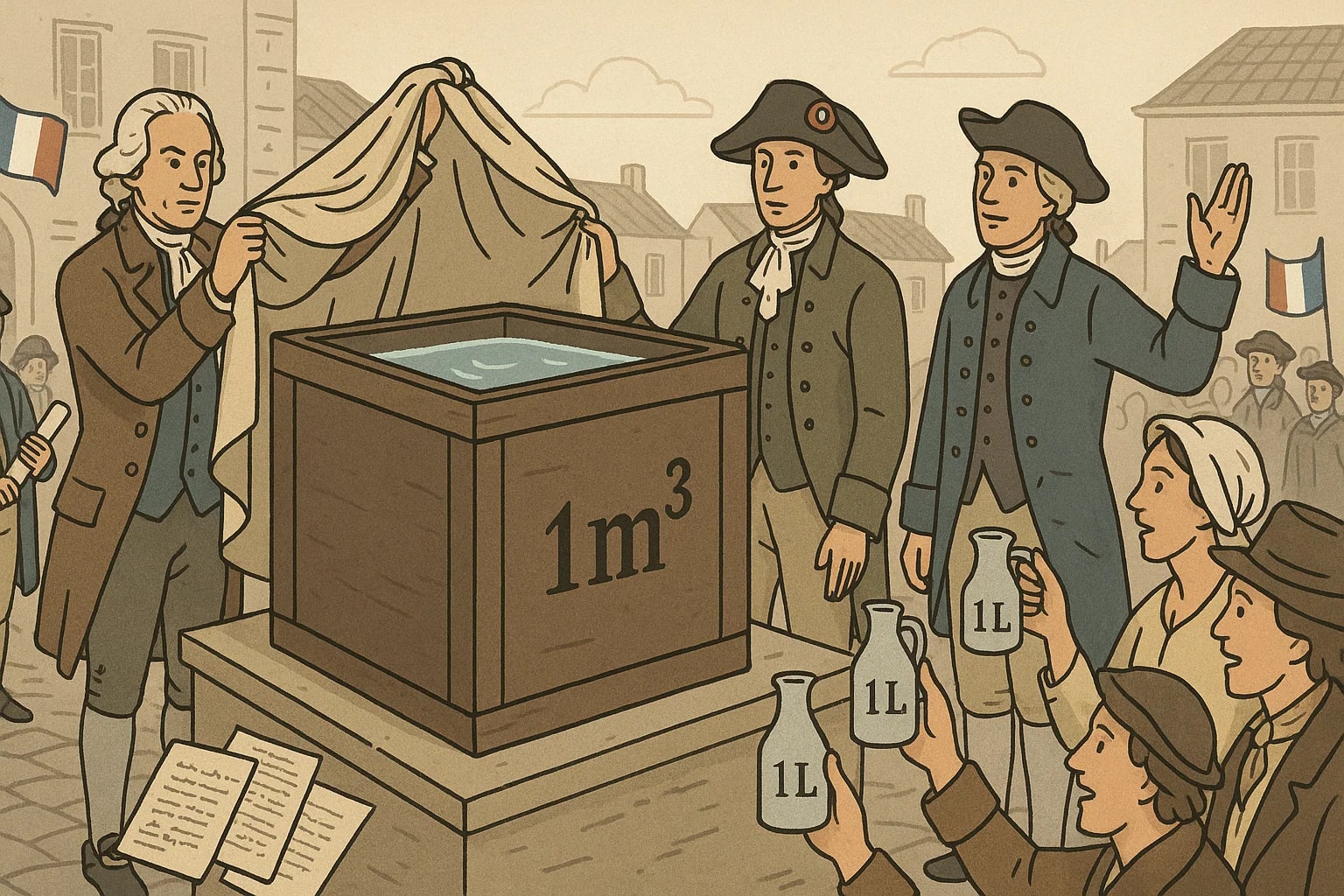 立方メートルからリットルへの換算ツール