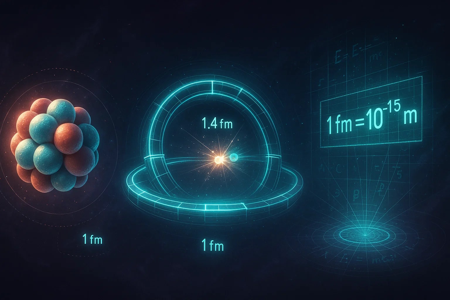 フェムトメートルからメートル変換ツール