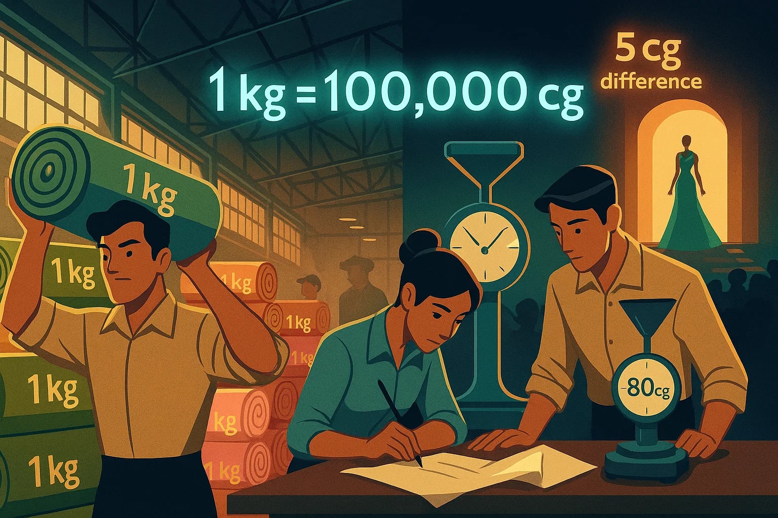 キログラムからセンチグラム換算ツール