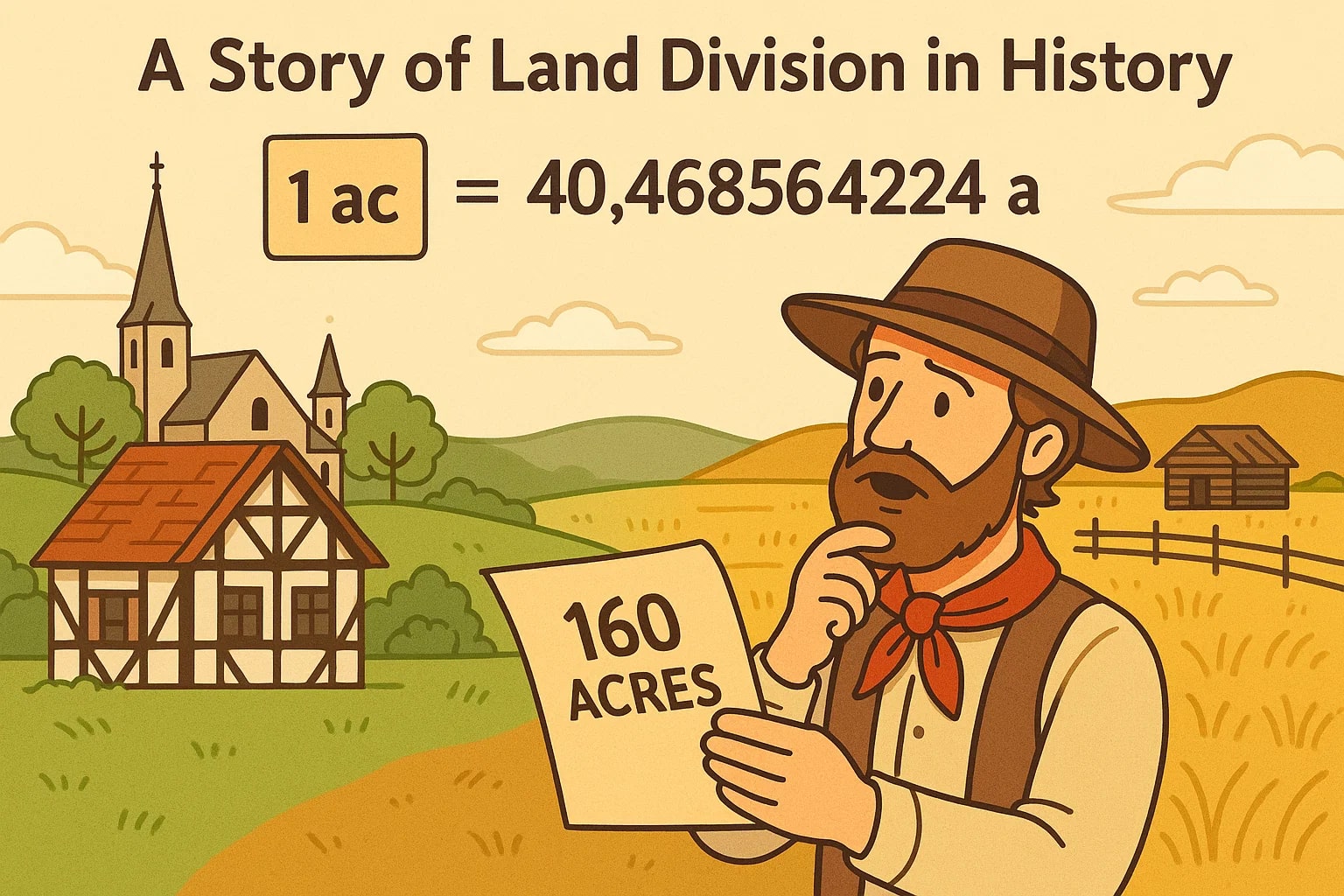 エーカーからアールへの換算ツール