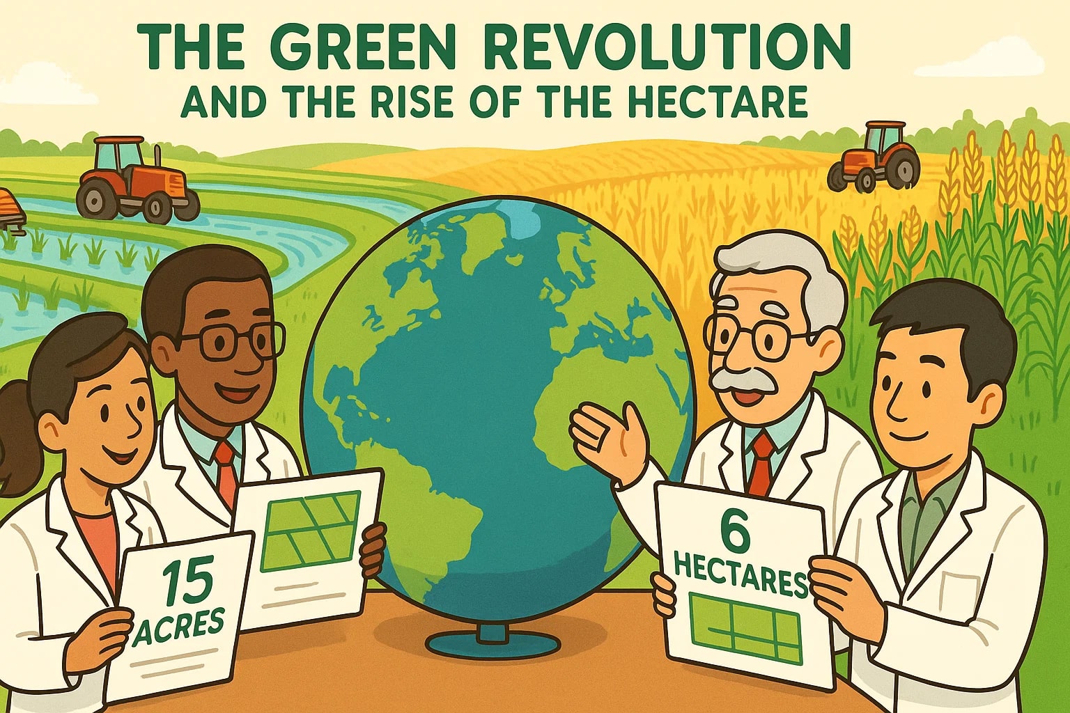 エーカーからヘクタールへの換算ツール