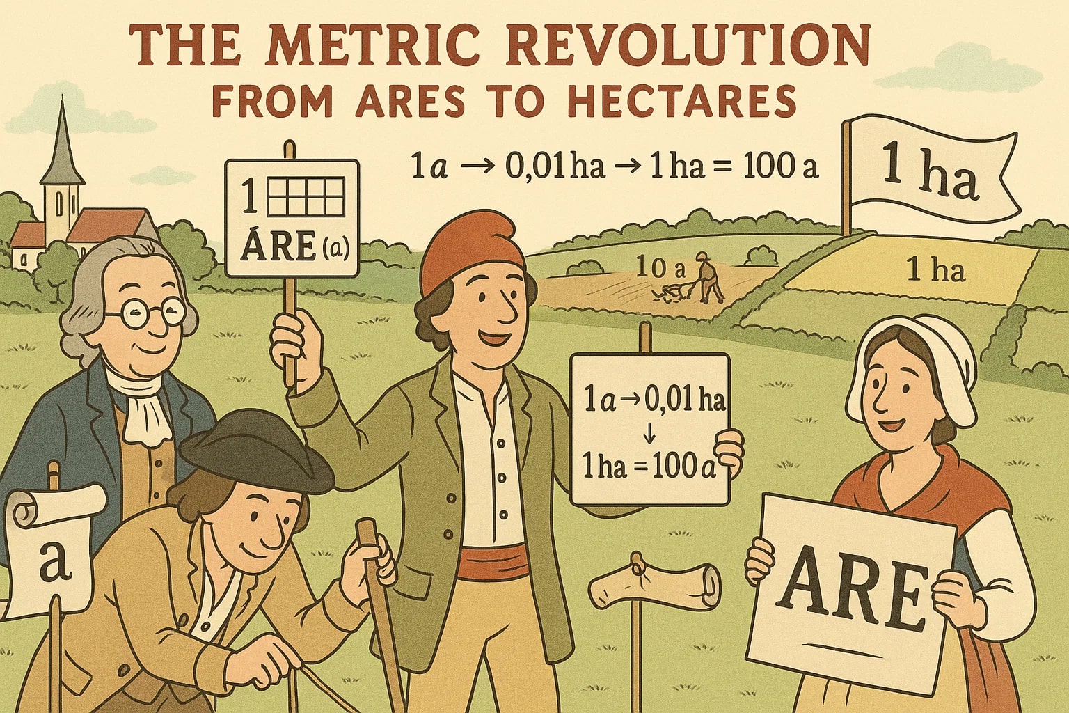 アールからヘクタール変換ツール