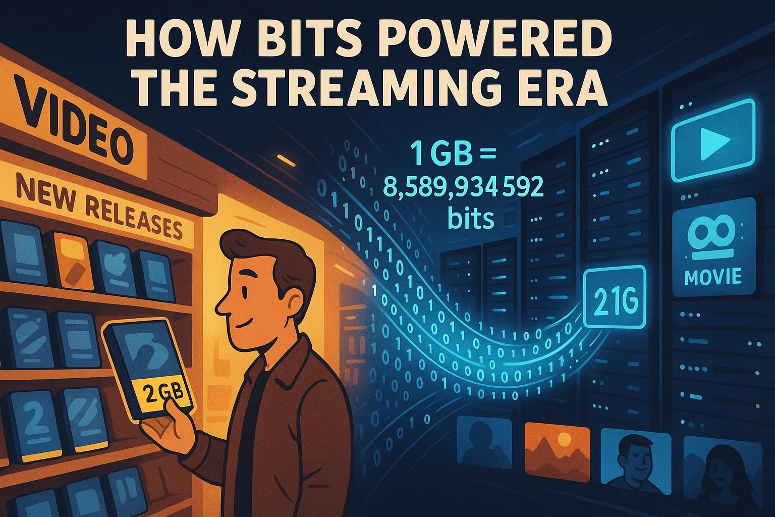 ビットからギガバイトへの変換ツール