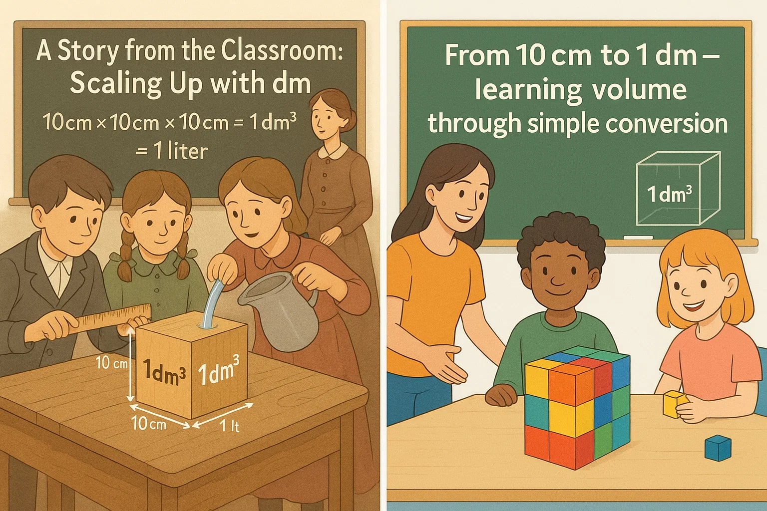 センチメートルからデシメートルの変換ツール