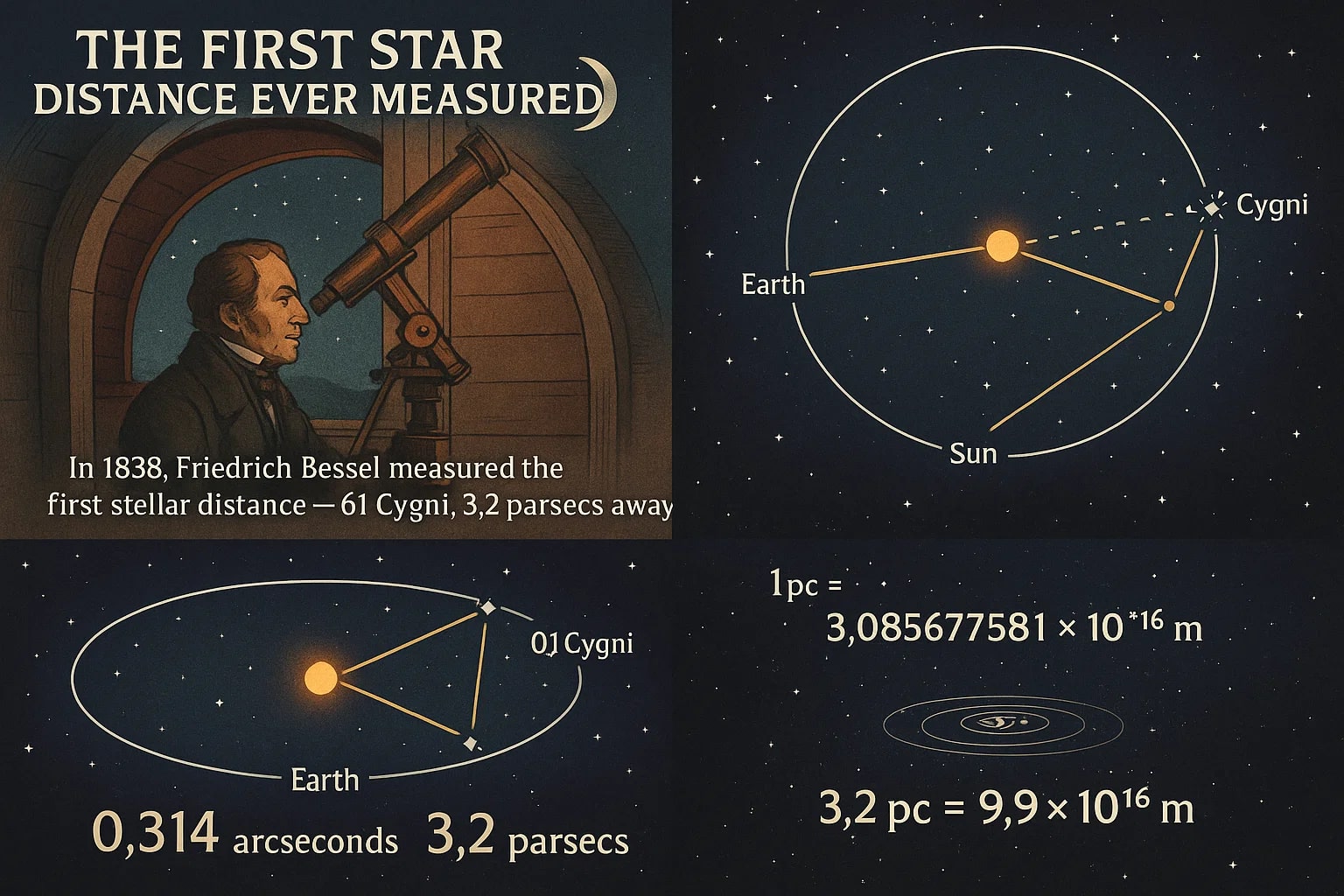 パーセクからメートルへの変換ツール