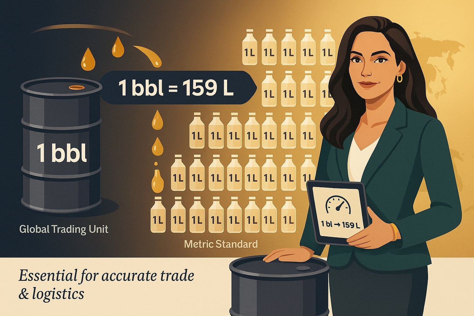 バレル(原油)からリットル変換ツール