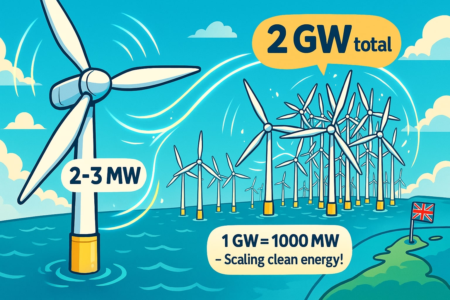 ギガワットからメガワットへの変換ツール
