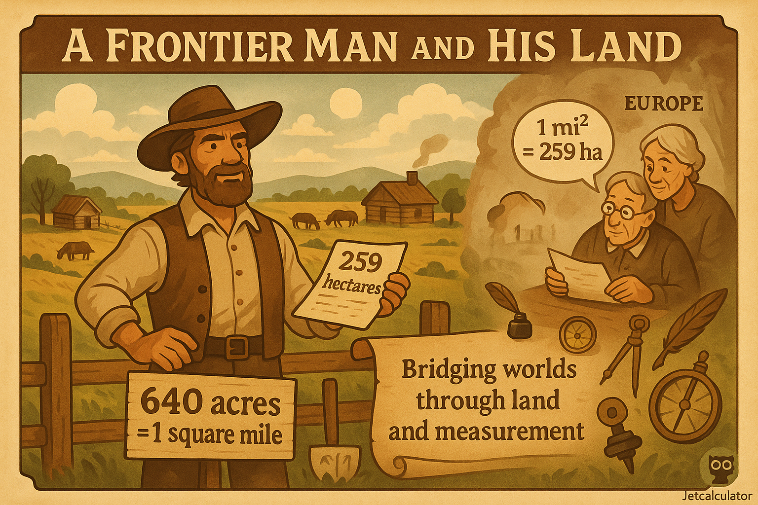 ヘクタールから平方ヤードへの換算ツール