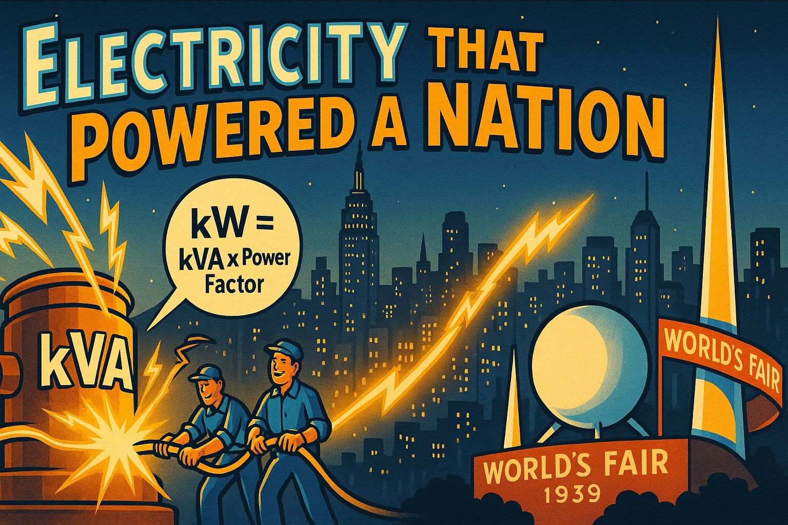 キロワットからキロボルトアンペア変換ツール