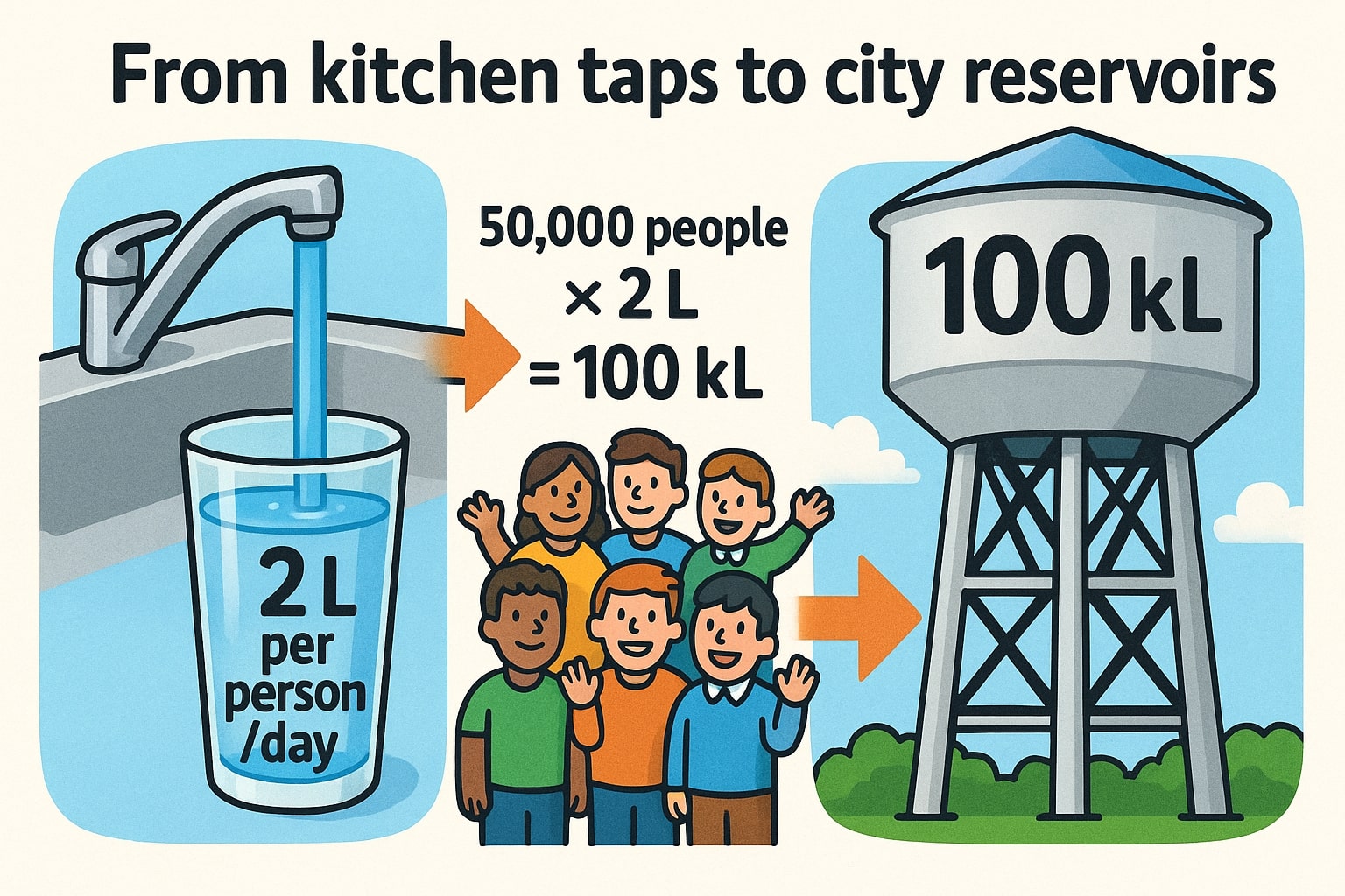リットルからキロリットル変換ツール