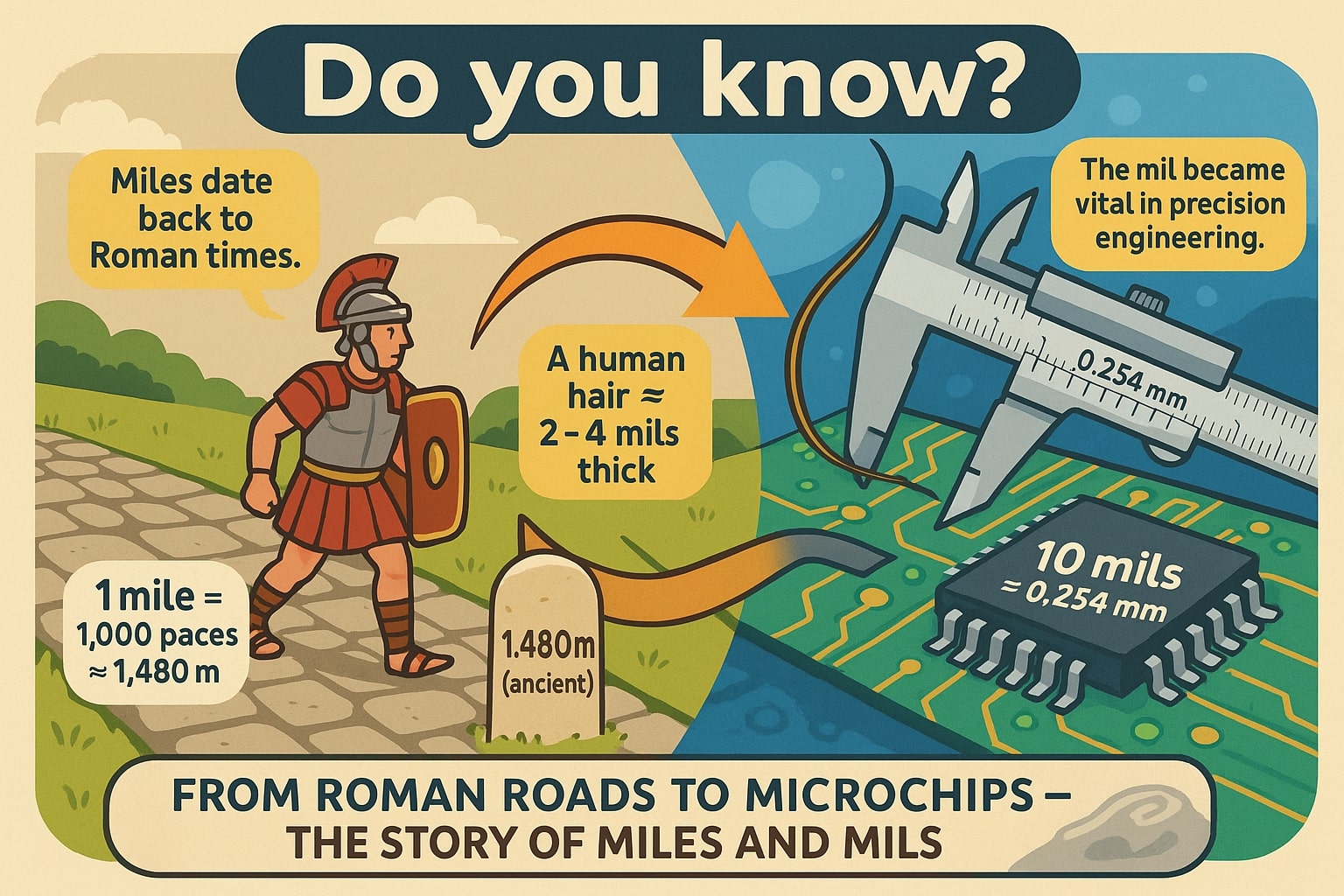 マイルからミルへの換算ツール