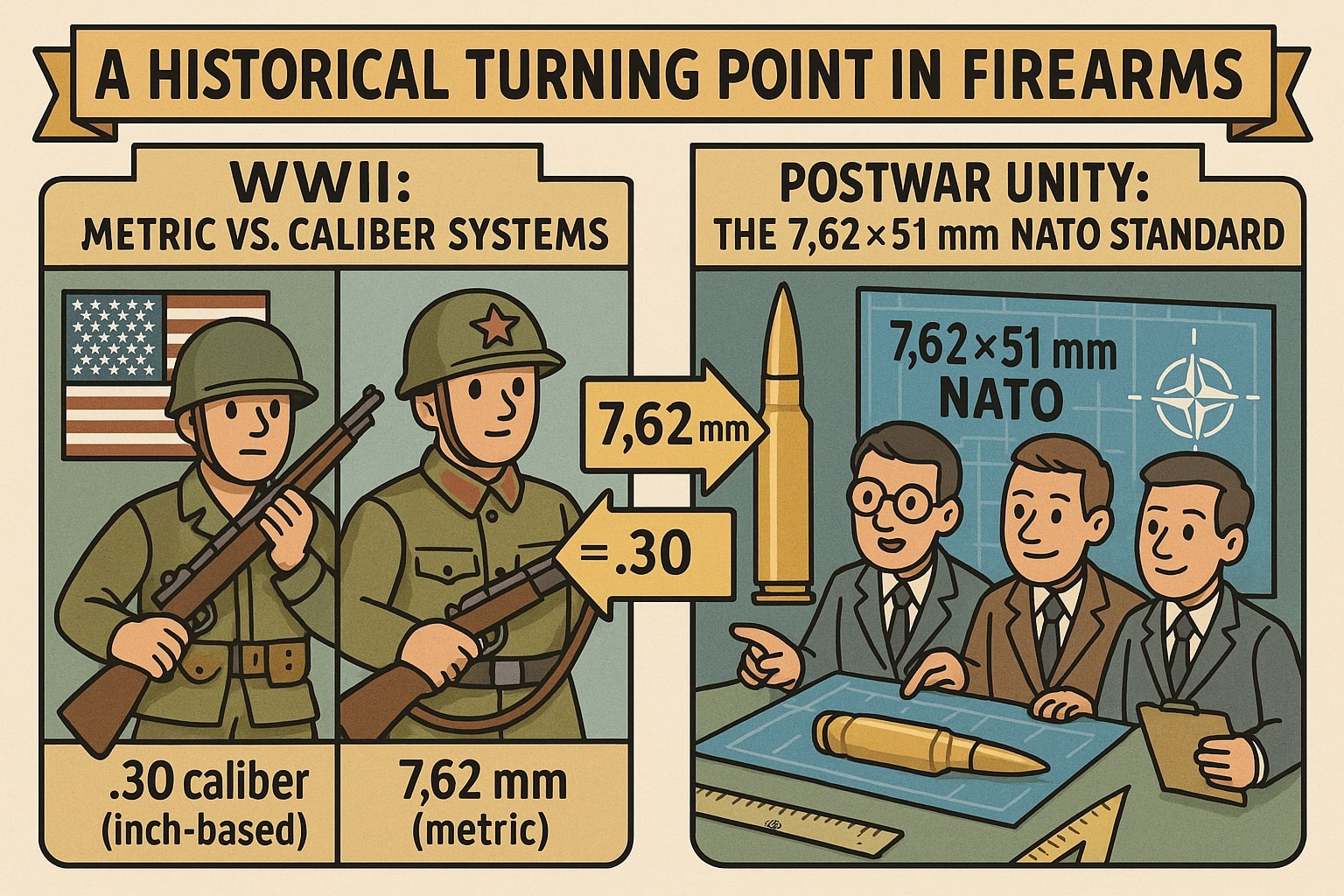 ミリメートルからキャリバー変換ツール