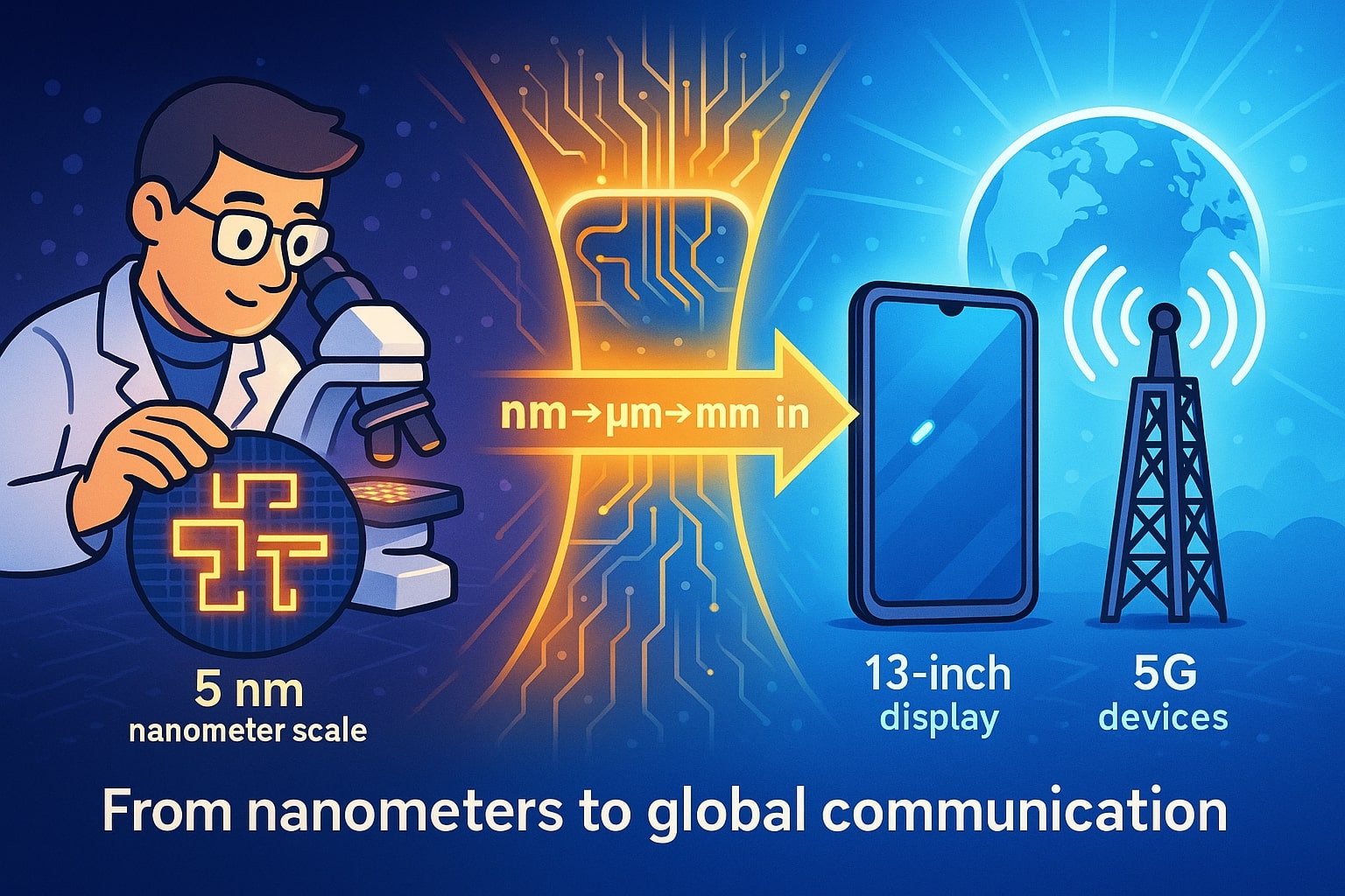 ナノメートルからインチへの変換ツール