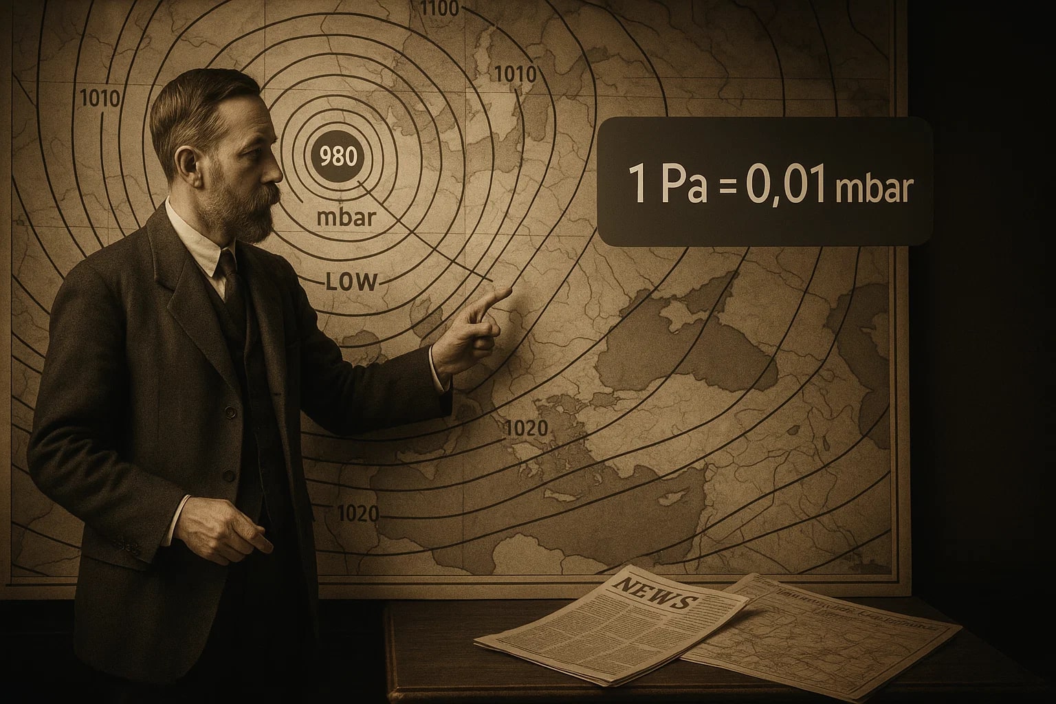 パスカルからミリバールへの変換ツール