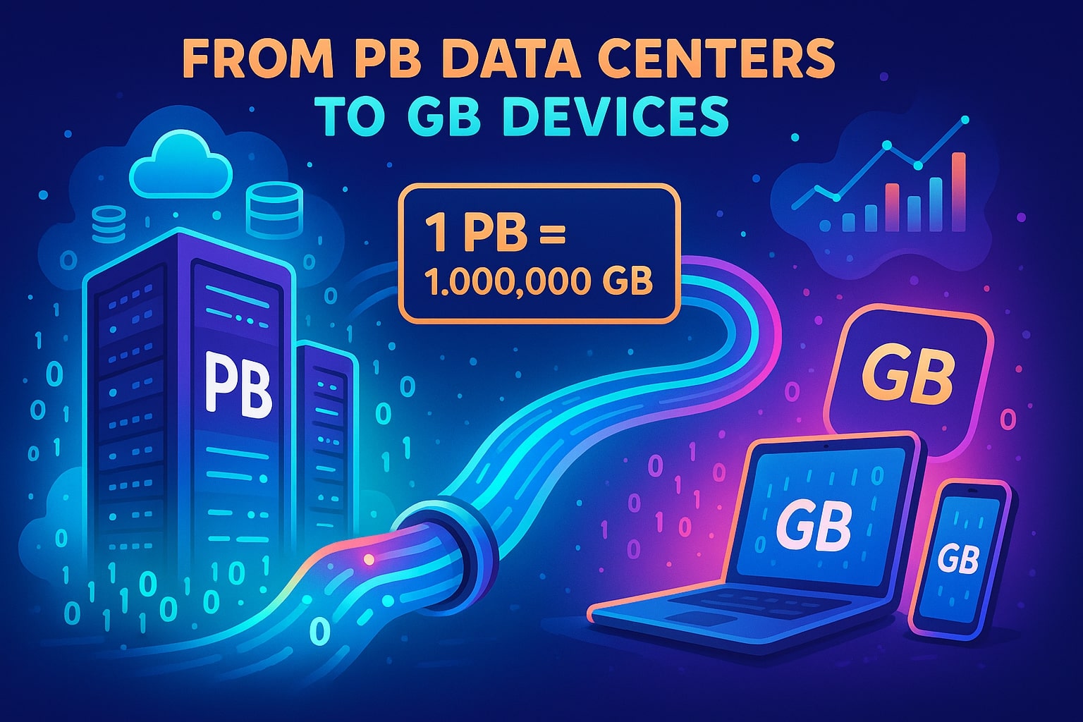 ペタバイトからギガバイトへの換算ツール