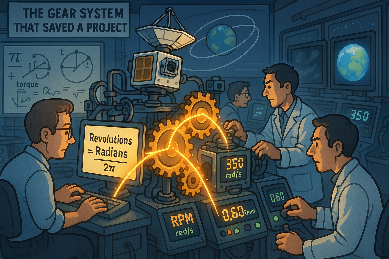 ラジアンから回転数変換ツール