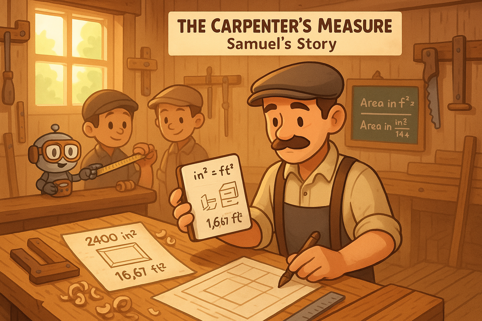 平方インチから平方フィートへの換算ツール