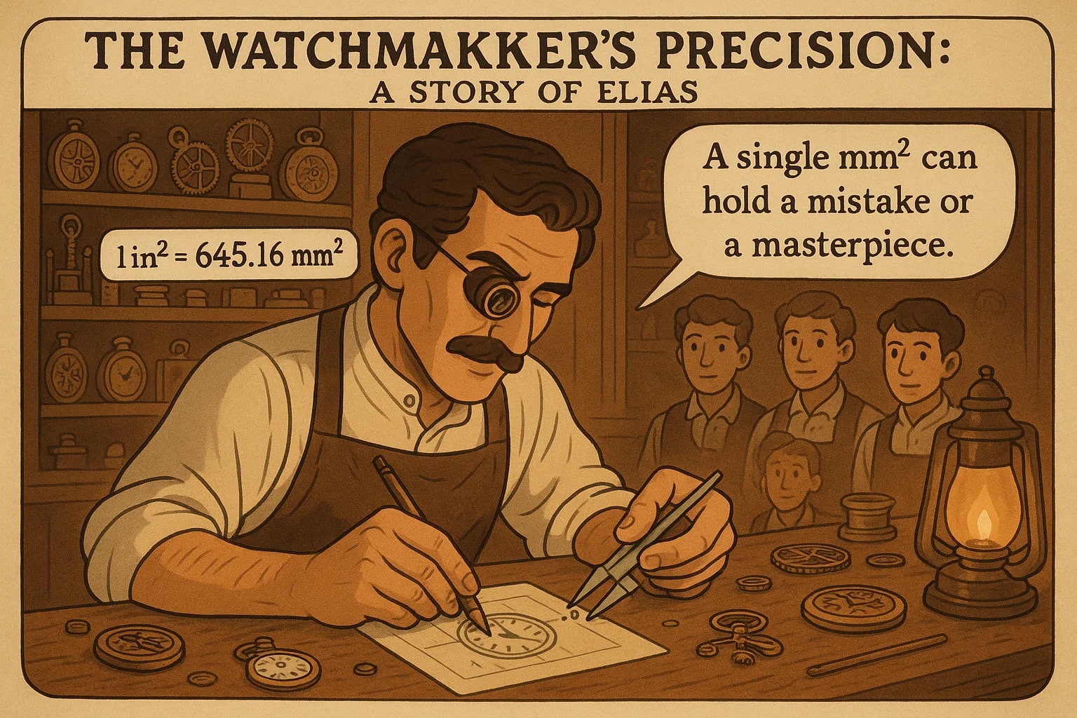 平方インチから平方ミリメートルへの変換ツール