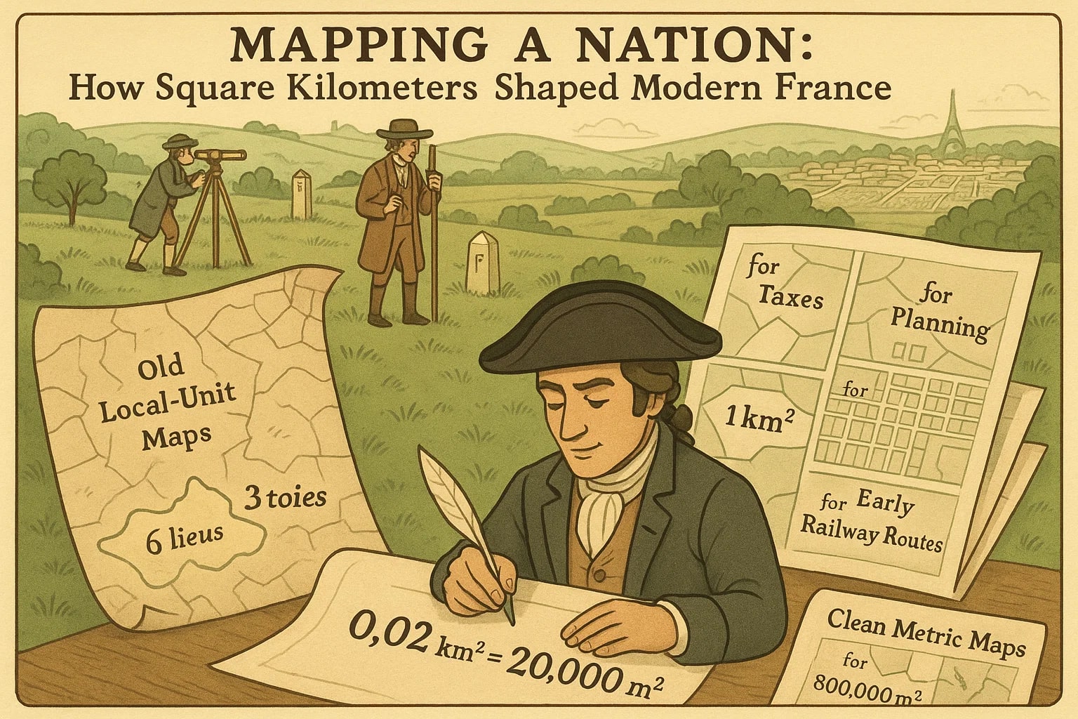 平方キロメートルから平方メートルへの変換ツール