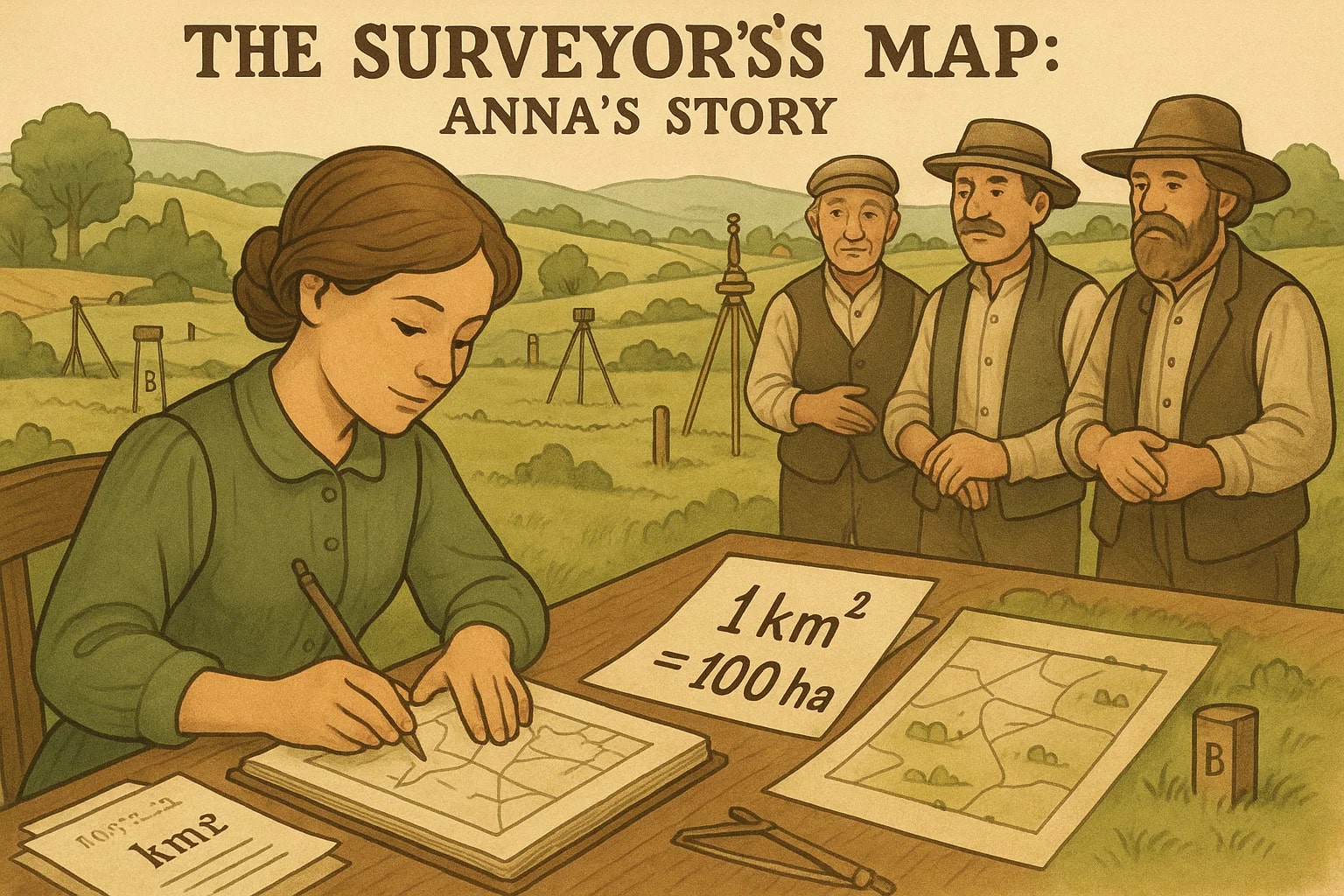 平方キロメートルからヘクタールへの換算ツール