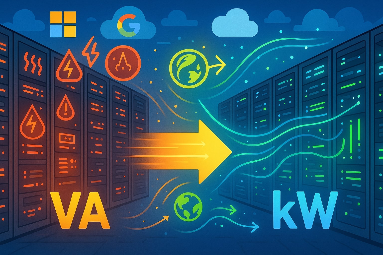 ボルトアンペアからキロワットへの変換ツール
