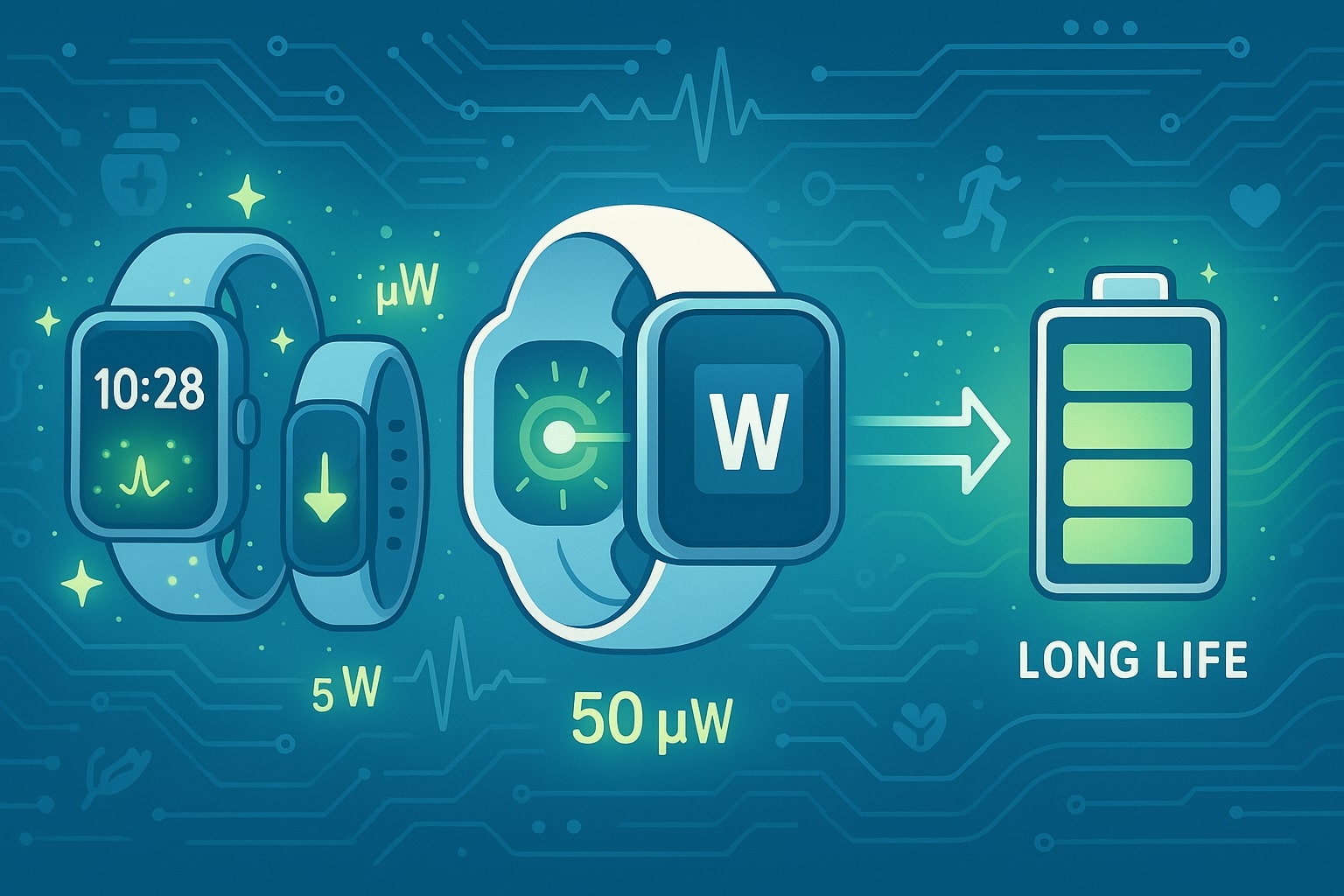 ワットからマイクロワットへの変換ツール